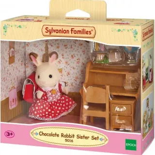 image #0 of משפחת סילבניאן - ארנבת שוקולד עם שולחן מבית Epoch