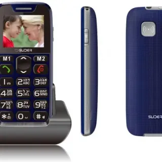 image #0 of טלפון סלולרי למבוגרים Slider W50A צבע כחול - שנה אחריות יבואן רשמי 