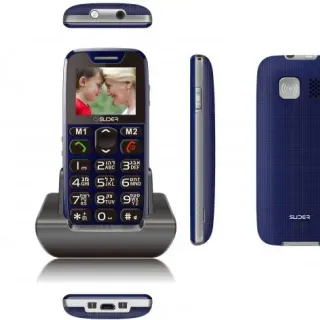 image #2 of טלפון סלולרי למבוגרים Slider W50A צבע כחול - שנה אחריות יבואן רשמי 